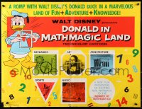 2p661 DONALD IN MATHMAGIC LAND 1/2sh 1959 Walt Disney, great image of Donald Duck and more!