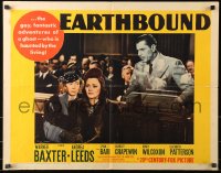 2p665 EARTHBOUND 1/2sh 1940 ghost Warner Baxter, Andrea Leeds, directed by Irving Pichel!