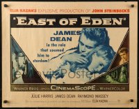 2p666 EAST OF EDEN 1/2sh R1957 James Dean in the role that zoomed him to stardom, John Steinbeck!
