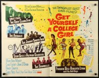 2p678 GET YOURSELF A COLLEGE GIRL 1/2sh 1964 happiest rock & roll show, Dave Clark 5 & more!