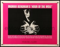 2p694 HOUR OF THE WOLF 1/2sh 1968 directed by Ingmar Bergman, Liv Ullmann, von Sydow, creepy!