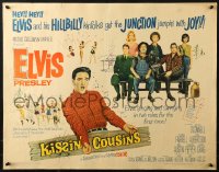 2p704 KISSIN' COUSINS 1/2sh 1964 hillbilly Elvis Presley and his lookalike Army twin!