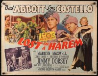 2p713 LOST IN A HAREM 1/2sh 1944 Bud Abbott & Lou Costello in Arabia with sexy babes!
