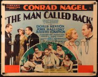 2p719 MAN CALLED BACK 1/2sh 1932 Conrad Nagel romances pretty blonde Doris Kenyon, ultra-rare!