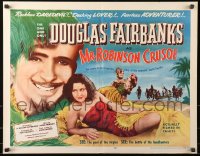 2p730 MR. ROBINSON CRUSOE 1/2sh R1953 dashing Douglas Fairbanks & sexy island babes!