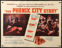2p752 PHENIX CITY STORY style B 1/2sh 1955 classic noir, it took the military to subdue their sin!