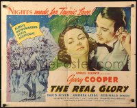 2p759 REAL GLORY 1/2sh 1939 Gary Cooper, the story of a U.S. Army doctor's adventures!