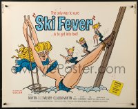 2p778 SKI FEVER 1/2sh 1969 Curt Siodmak directed, Martin Milner, sexy art of bikini clad skier!