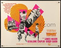 2p784 STRANGER IN THE HOUSE 1/2sh 1968 James Mason, Geraldine Chaplin, Bobby Darin, Cop-Out!