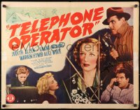 2p792 TELEPHONE OPERATOR 1/2sh 1937 disaster struck at the happiness of these two lovers!