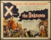 2p812 X THE UNKNOWN 1/2sh 1957 from 2000 miles beneath Earth, it kills but cannot be killed!