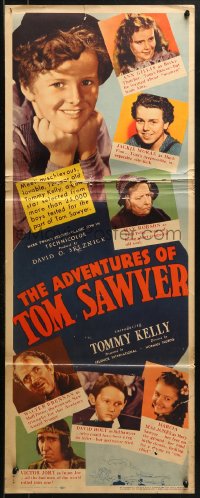 2p364 ADVENTURES OF TOM SAWYER insert 1938 Tommy Kelly as Mark Twain's classic character!