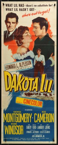 2p413 DAKOTA LIL insert 1950 Marie Windsor is out to get George Montgomery as Tom Horn!
