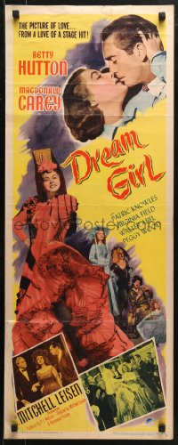 2p418 DREAM GIRL insert 1948 Betty Hutton did what every girl wants to do, and doesn't dare!