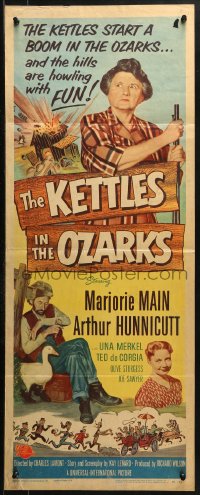 2p462 KETTLES IN THE OZARKS insert 1956 Marjorie Main as Ma brews up a roaring riot in the hills!