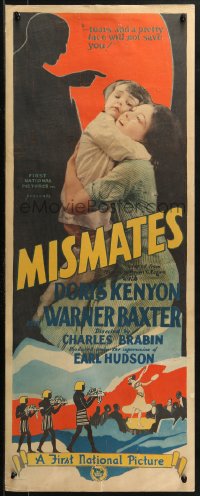 2p488 MISMATES insert 1926 tears and a pretty face will not save Doris Kenyon from jail, rare!
