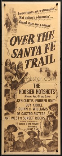 2p507 OVER THE SANTA FE TRAIL insert 1947 the Hoosier Hotshots, Ken Curtis, Jennifer Holt!