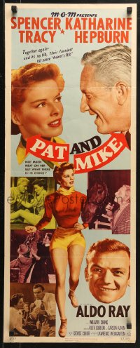 2p508 PAT & MIKE insert 1952 not much meat on Katharine Hepburn but what there is, is choice!