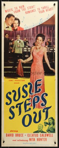 2p557 SUSIE STEPS OUT insert 1946 sexy singer Nita Hunter, romance to thrill your heart!