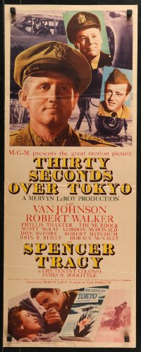 2p571 THIRTY SECONDS OVER TOKYO insert 1945 pilot Spencer Tracy, Robert Walker & Thaxter!