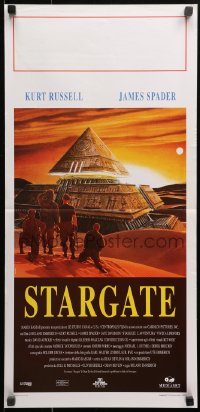2p333 STARGATE Italian locandina 1995 Russell, Spader, completely different art by Paolo Sestito!
