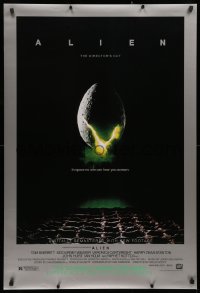 2r036 ALIEN style B DS 1sh R2003 Ridley Scott outer space sci-fi monster classic, cool egg image!