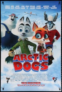 2r067 ARCTIC DOGS advance DS 1sh 2019 Jeremy Renner, Heidi Klum, time to run with the big dogs!