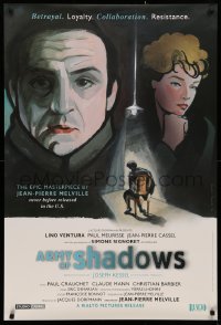 2r069 ARMY OF SHADOWS 1sh 2006 Jean-Pierre Melville's L'Armee des ombres, Kimura artwork!