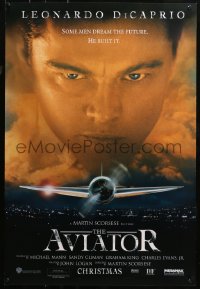 2r087 AVIATOR advance DS 1sh 2004 Martin Scorsese directed, Leonardo DiCaprio as Howard Hughes!