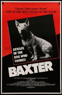 2r105 BAXTER 1sh 1991 killer bull-terrier dog, beware of the dog who thinks!