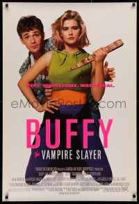 2r160 BUFFY THE VAMPIRE SLAYER 1sh 1992 great image of Kristy Swanson & Luke Perry!