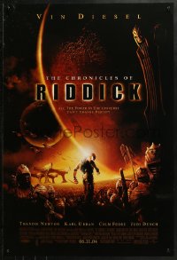 2r187 CHRONICLES OF RIDDICK advance DS 1sh 2004 Vin Diesel, Colm Feore, Thandie Newton!