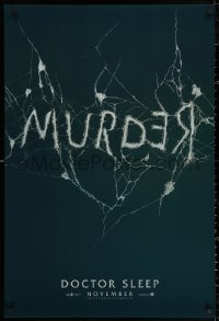 2r257 DOCTOR SLEEP teaser DS 1sh 2019 Shining sequel, McGregor, Redrum/Murder in broken mirror!