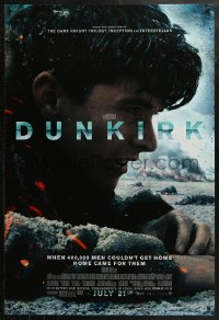 2r269 DUNKIRK advance DS 1sh 2017 Christopher Nolan, Tom Hardy, Murphy, different close-up!
