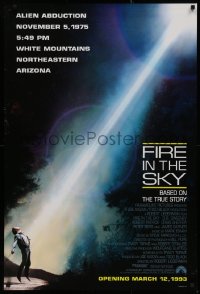 2r305 FIRE IN THE SKY advance 1sh 1993 D.B. Sweeney, Robert Patrick, alien abduction!