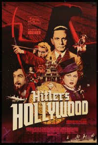 2r418 HITLERS HOLLYWOOD 1sh 2018 World War II Nazi film-making, images of Goebbels and film stars!