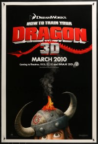 2r426 HOW TO TRAIN YOUR DRAGON teaser DS 1sh 2010 DeBlois & Sanders CGI animation!