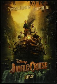2r484 JUNGLE CRUISE teaser DS 1sh 2020 Walt Disney, Dwayne Johnson, Blunt, based on the ride!