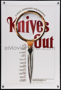 2r512 KNIVES OUT teaser DS 1sh 2019 everyone has a motive but no clue, A Rian Johnson whodunnit!