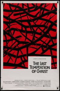 2r524 LAST TEMPTATION OF CHRIST DS 1sh 1988 Martin Scorsese, Willem Dafoe as Jesus, Caroff art!