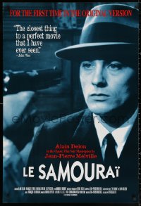 2r528 LE SAMOURAI 1sh R1997 Jean-Pierre Melville film noir classic, Alain Delon is The Godson!