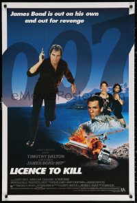 2r534 LICENCE TO KILL int'l 1sh 1989 Timothy Dalton as Bond is out on his own and seeking revenge!