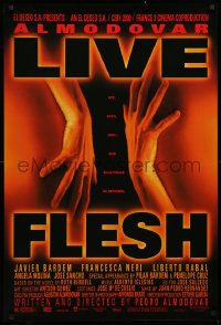 2r551 LIVE FLESH DS 1sh 1997 Pedro Almodovar, Carne Tremula, sexiest close up image!