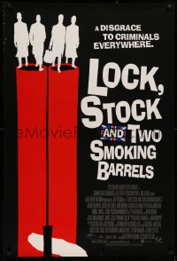 2r554 LOCK, STOCK & TWO SMOKING BARRELS DS 1sh 1998 Guy Ritchie English crime comedy, great art!