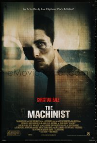 2r574 MACHINIST 1sh 2004 Jennifer Jason Leigh, cool image of Christian Bale!