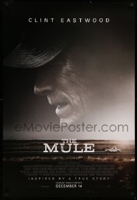 2r631 MULE advance DS 1sh 2018 Clint Eastwood in the title role as Earl Stone, nobody runs forever!