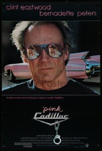 2r680 PINK CADILLAC 1sh 1989 Clint Eastwood is a real man wearing really cool shades!