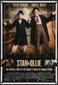 2r833 STAN & OLLIE DS 1sh 2018 great images of Steve Coogan as Laurel, John C. Reilly as Hardy!