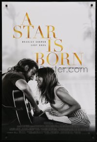 2r835 STAR IS BORN advance DS 1sh 2018 Bradley Cooper stars and directs, romantic image w/Lady Gaga!