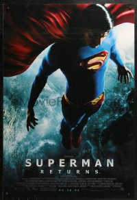 2r861 SUPERMAN RETURNS advance DS 1sh 2006 06.30 style, Bryan Singer, image of Routh in space!